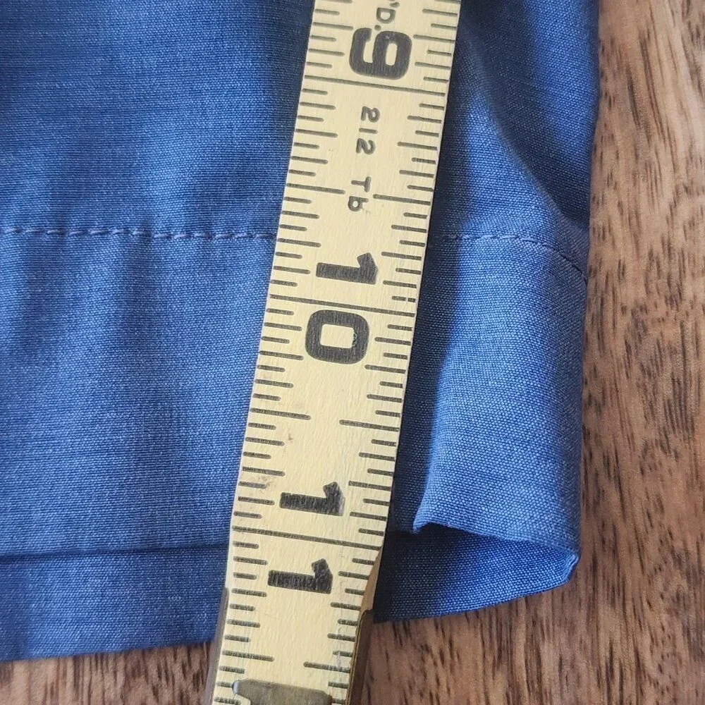 Faherty Allday Shorts Mens 33 Blue Chino Casual Lightweight Summer Pockets